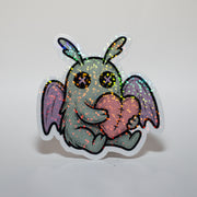 Voodoo Moth with Heart Sticker