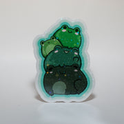 Happy Frog Stack Sticker
