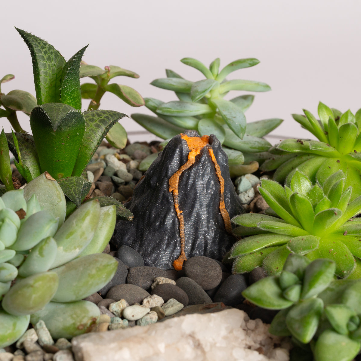 Volcano with Lava - Urban Sprouts