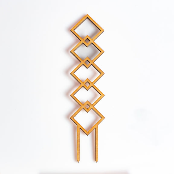 11" Black 5 Diamond Trellis - Urban Sprouts
