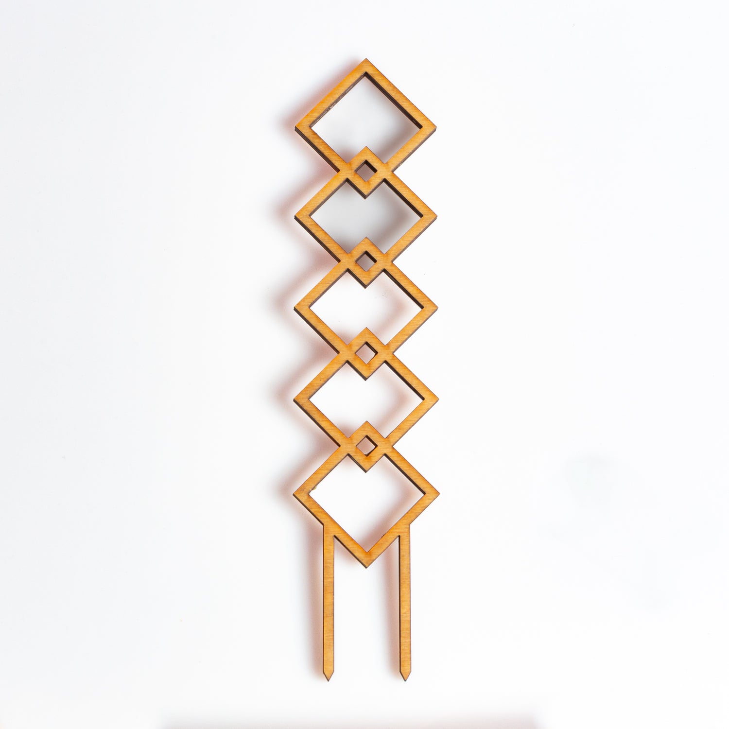 11" Walnut 5 Diamond Trellis - Urban Sprouts