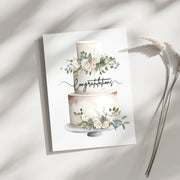 Wedding Cake - Blank Greeting Card - Urban Sprouts