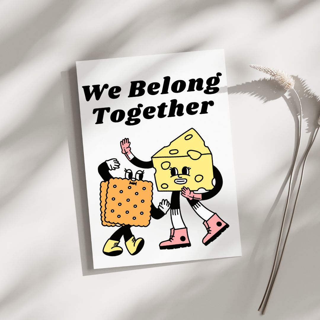 We Belong Together - Blank Greeting Card - Urban Sprouts