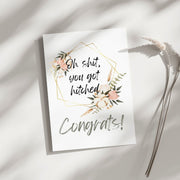 You got Hitched - Blank Greeting Card - Urban Sprouts