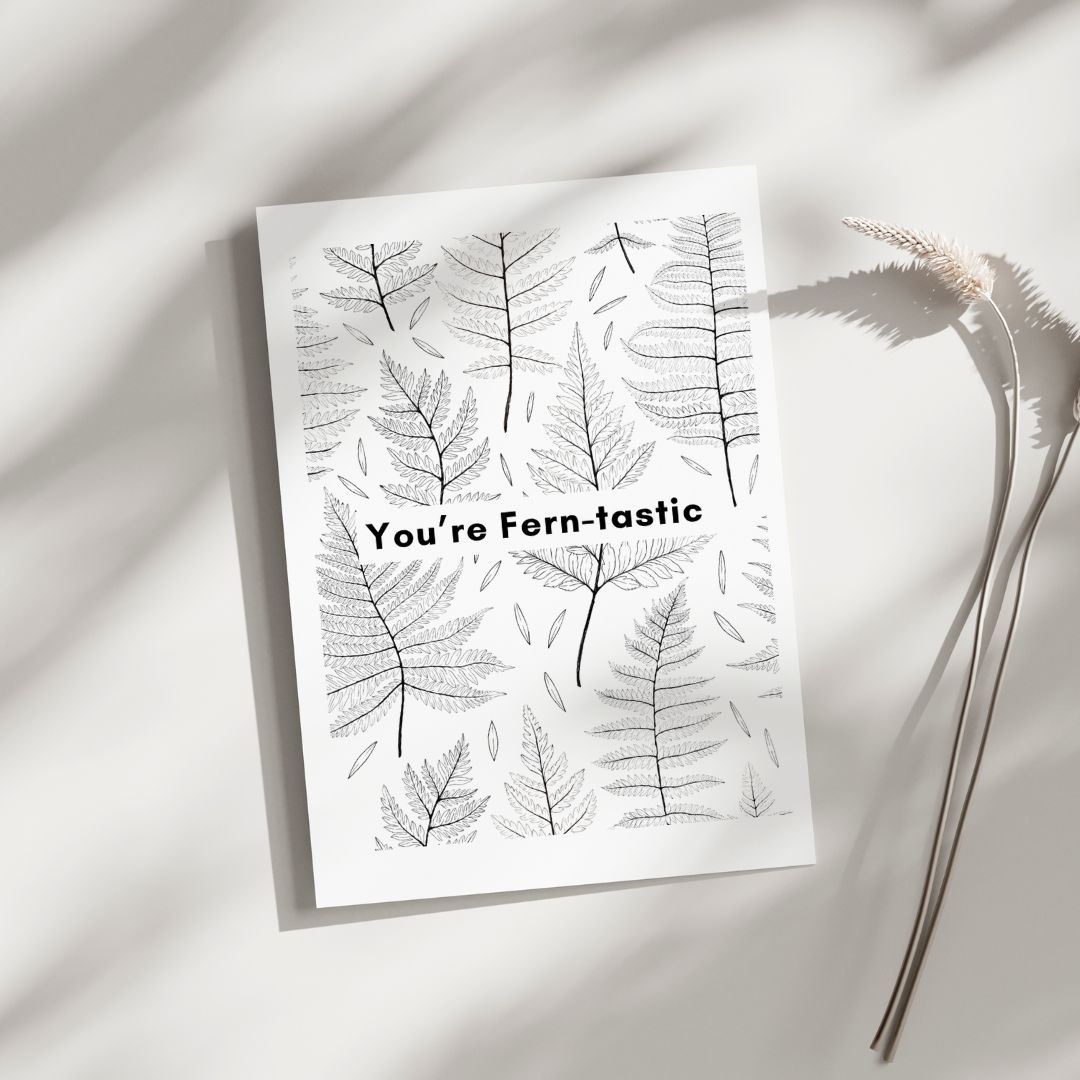 You're Fern-Tastic - Blank Greeting Card - Urban Sprouts