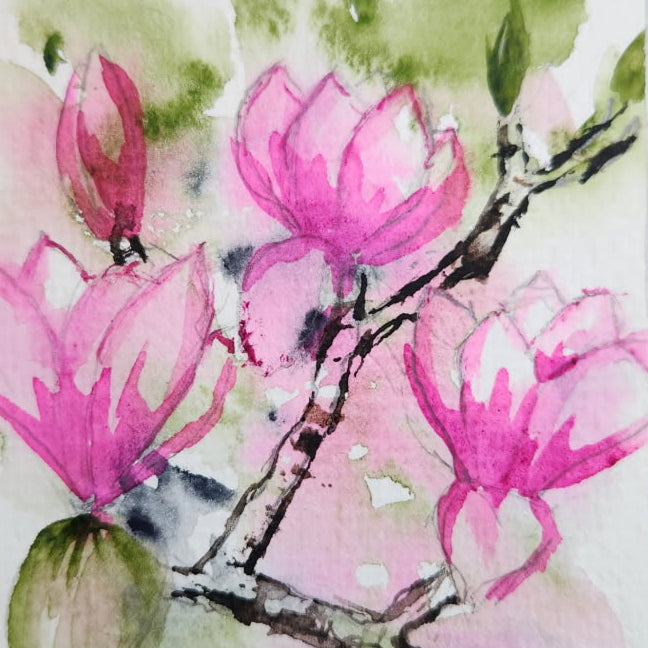 7/25 @ 6:00 Botanical Watercolor Workshop with Jennifer Teeler