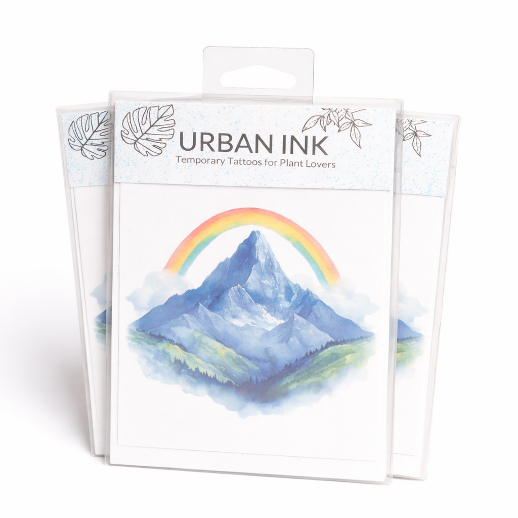 Urban Ink - Rainbow Summit Temporary Tattoo - Urban Sprouts