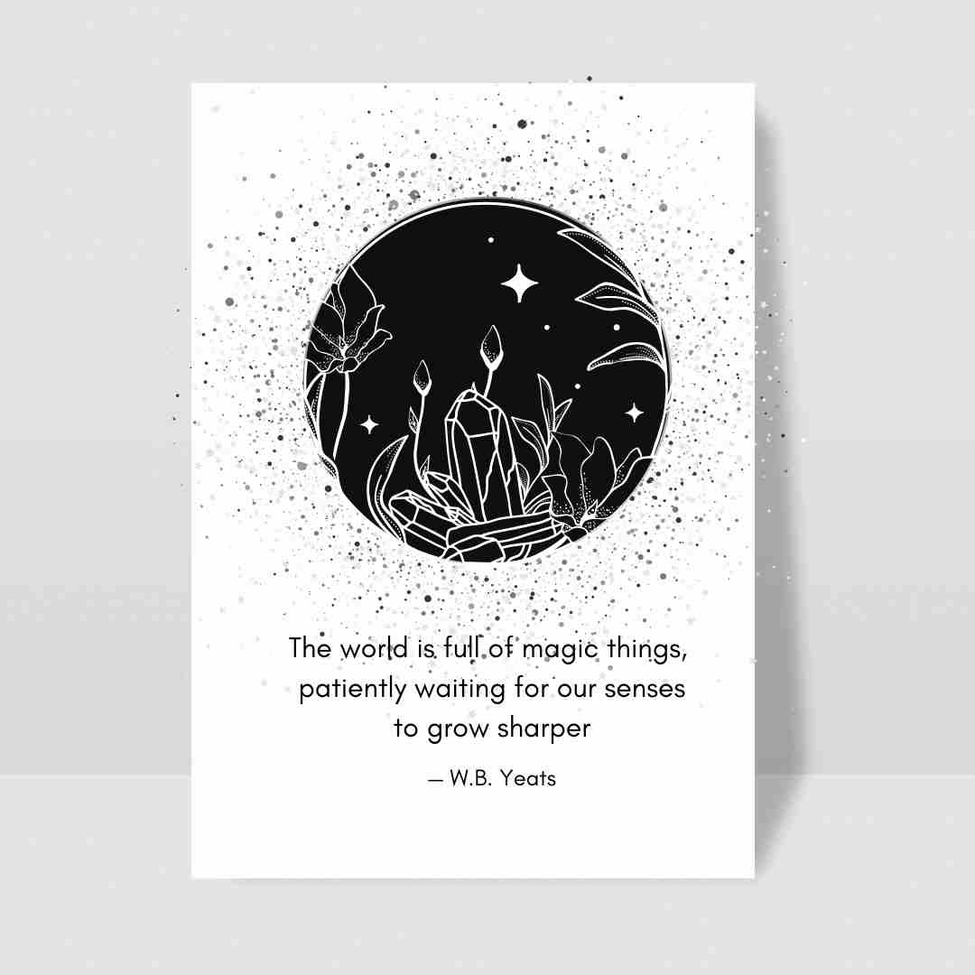 The World Is Full Of Magic Things - Blank Greeting Card