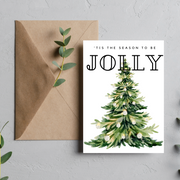 'tis the Season to be Jolly - Blank Greeting Card - Urban Sprouts