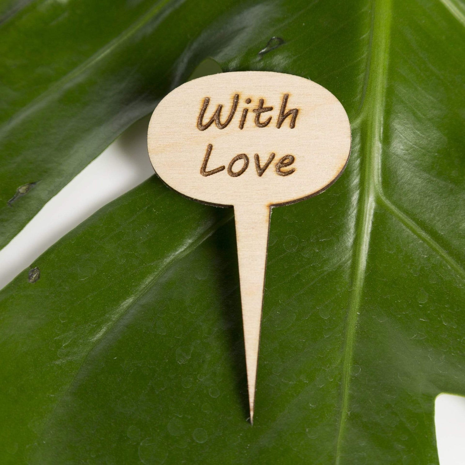 Mini Wood Sign - With Love - Urban Sprouts