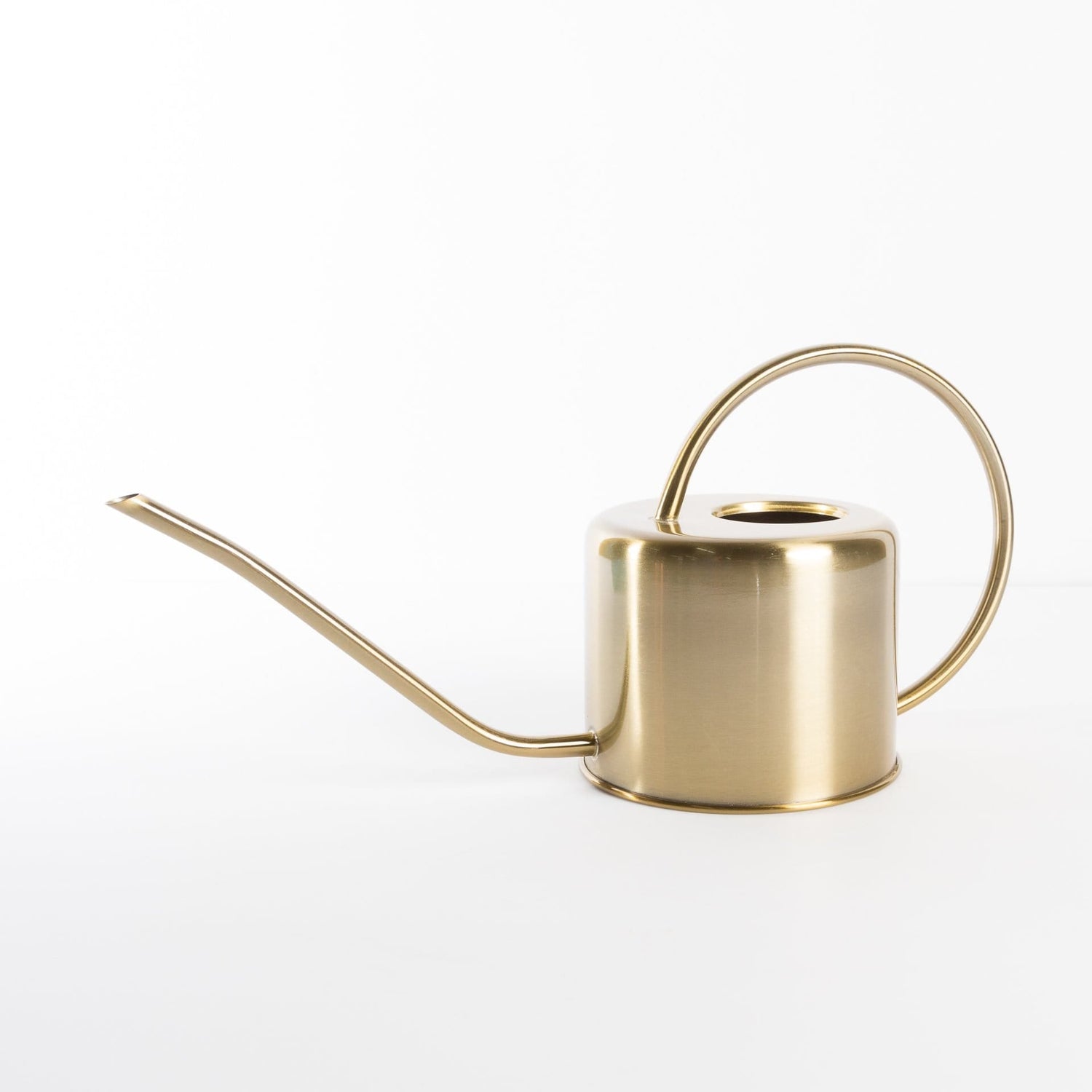 Urban Sprouts Watering Gold Cylindrical Metal Watering Can