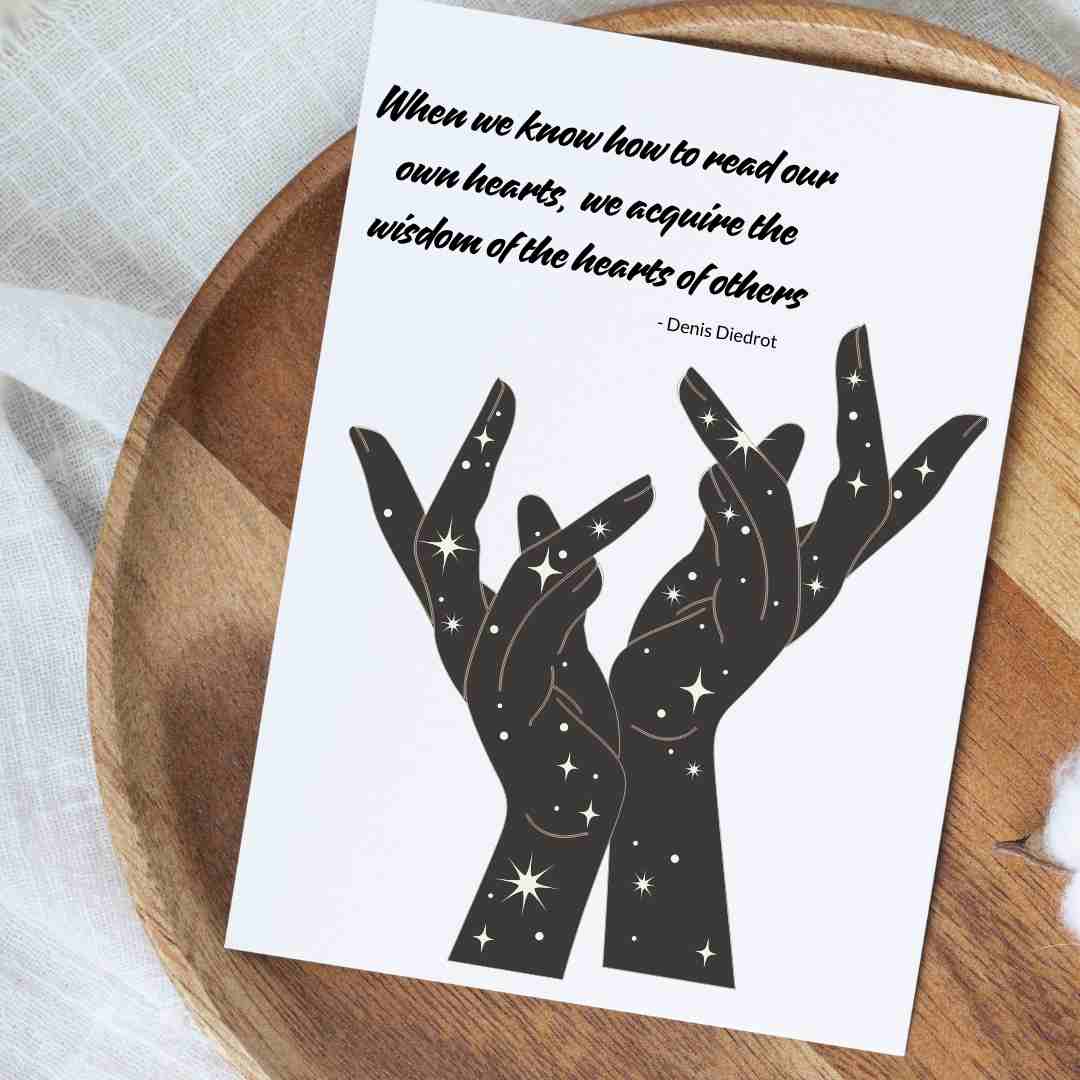 When We Know How to Read Our Own Hearts - Blank Greeting Card - Urban Sprouts