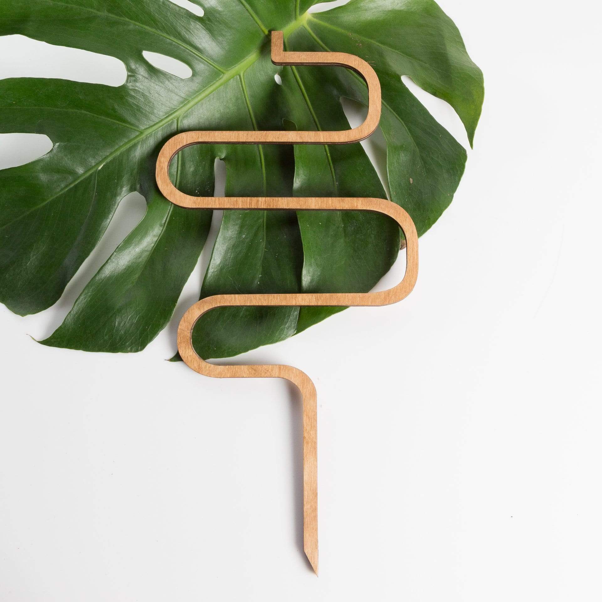 Urban Sprouts Production Trellis Walnut Squiggle Mini Trellis