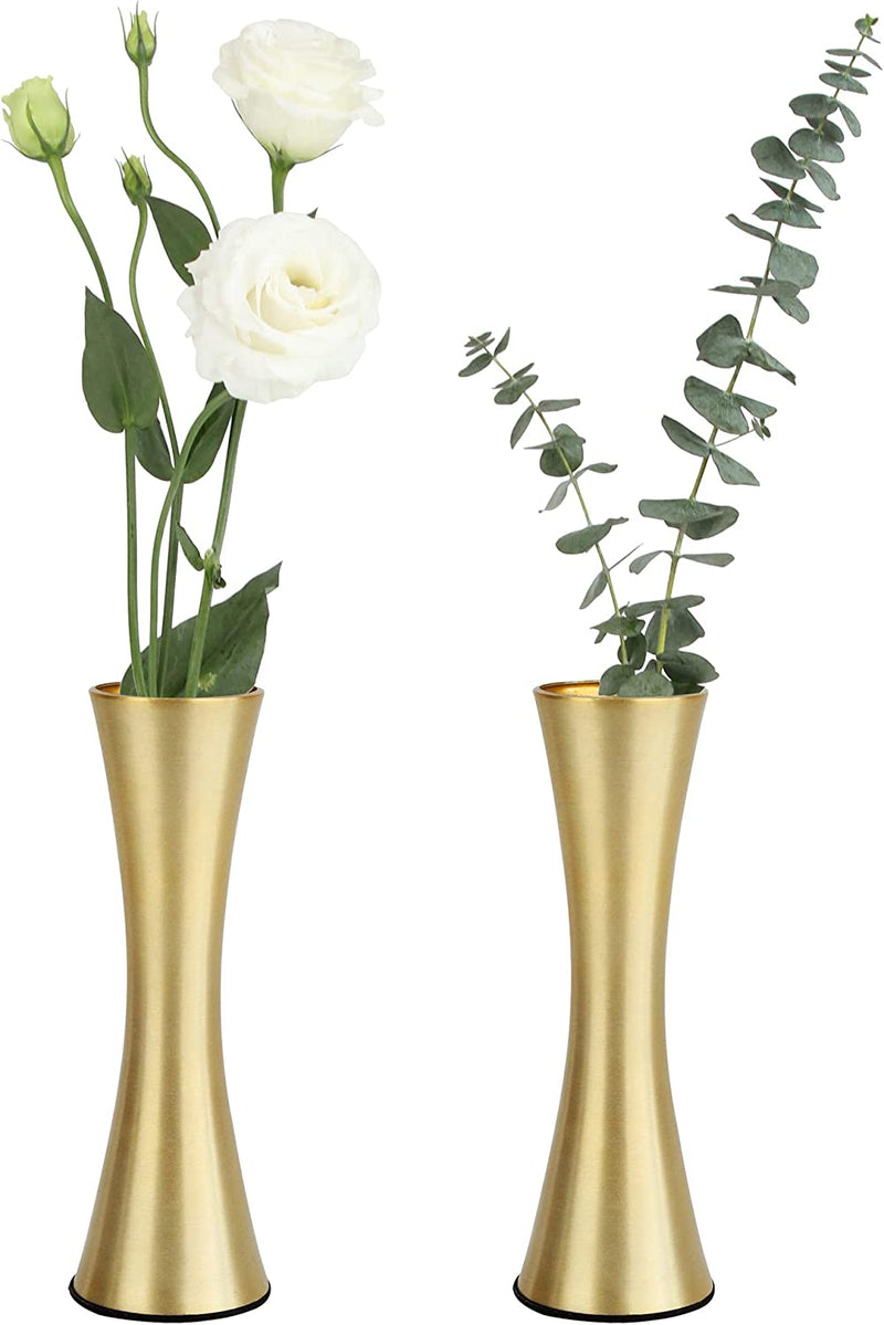 Gold Hourglass Vase - Urban Sprouts