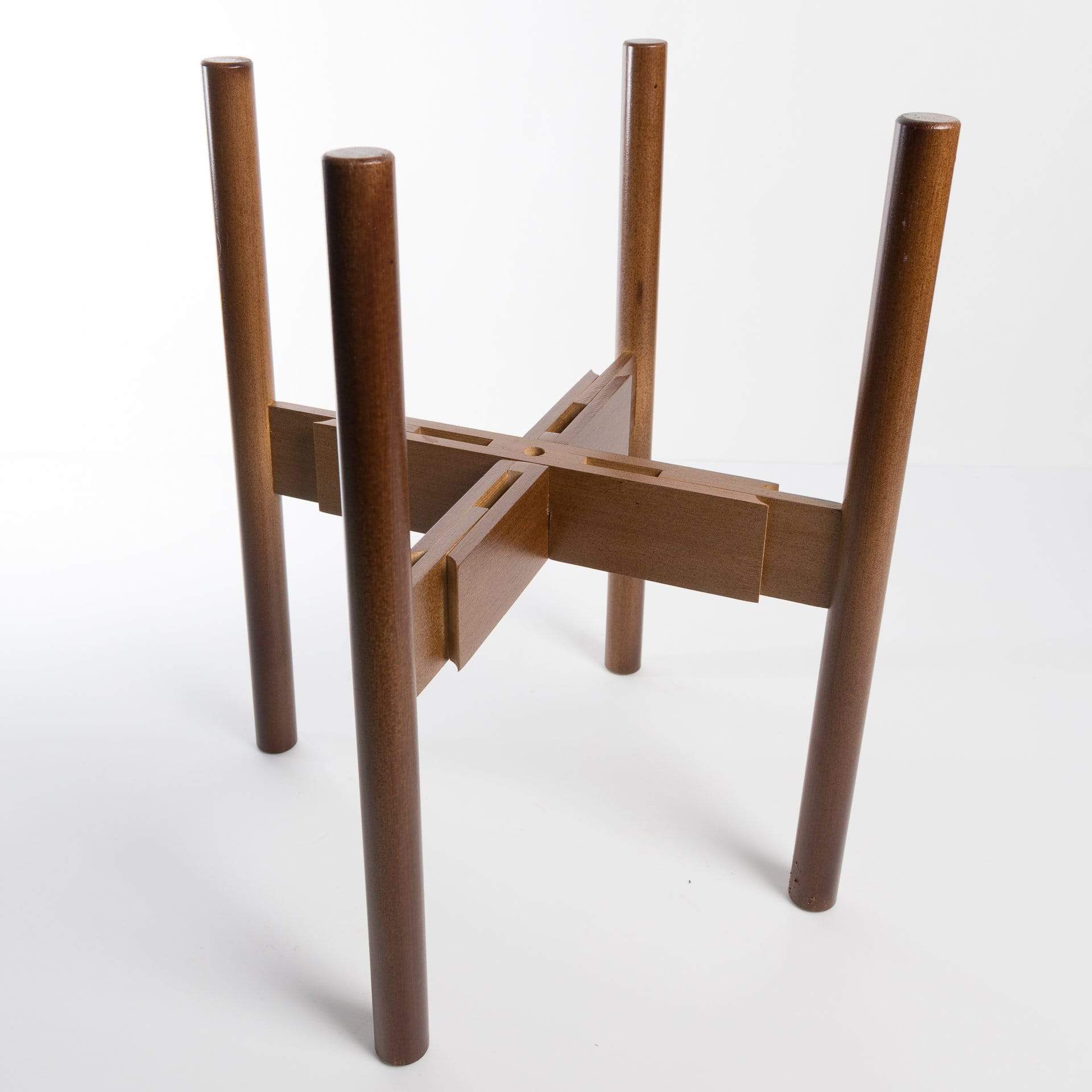 decluttered Stand Medium / Walnut Adjustable Plant Stand