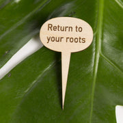 Urban Sprouts Production Prop Return to your roots Mini Wood Sign