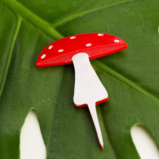 Urban Sprouts Production Plant Accessories Red + White / 7 Spot Cap - Flat Mini Mushroom Stake