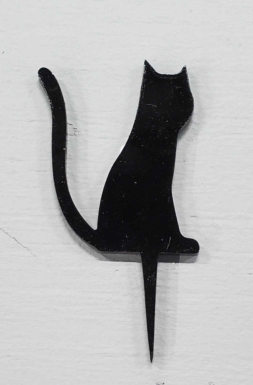 Urban Sprouts Production Prop Black Cat Tall Sitting Mini Plant Signs - Cats