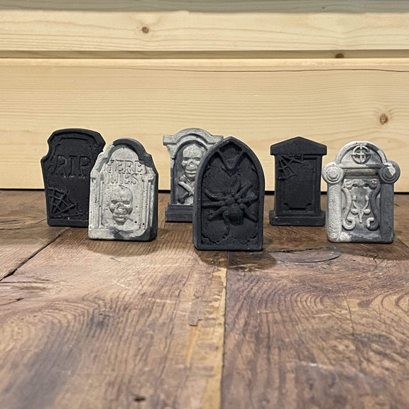 Urban Sprouts Production Prop Mini Cement Tombstone Prop